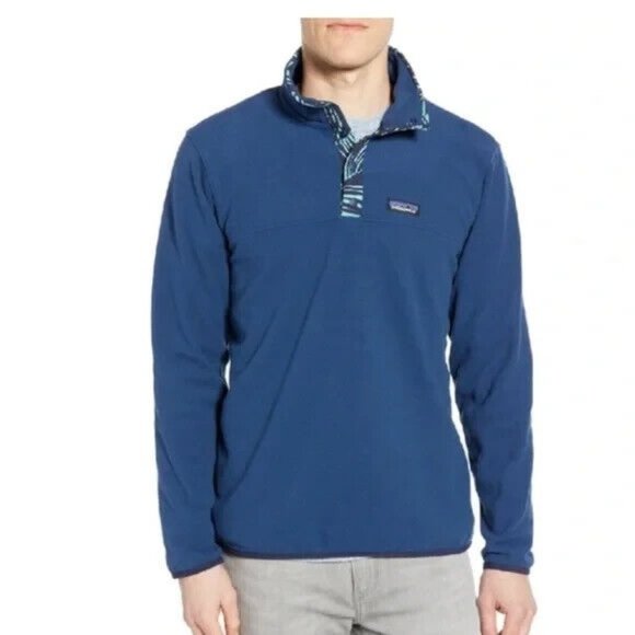Patagonia Other - Patagonia Men's Micro D Snap-T Pullover Fleece in Stone Blue Size XL